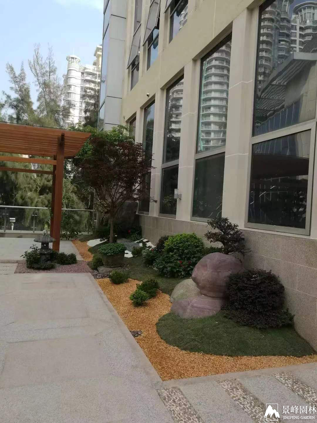 沙河高尔夫办公室阳台_1